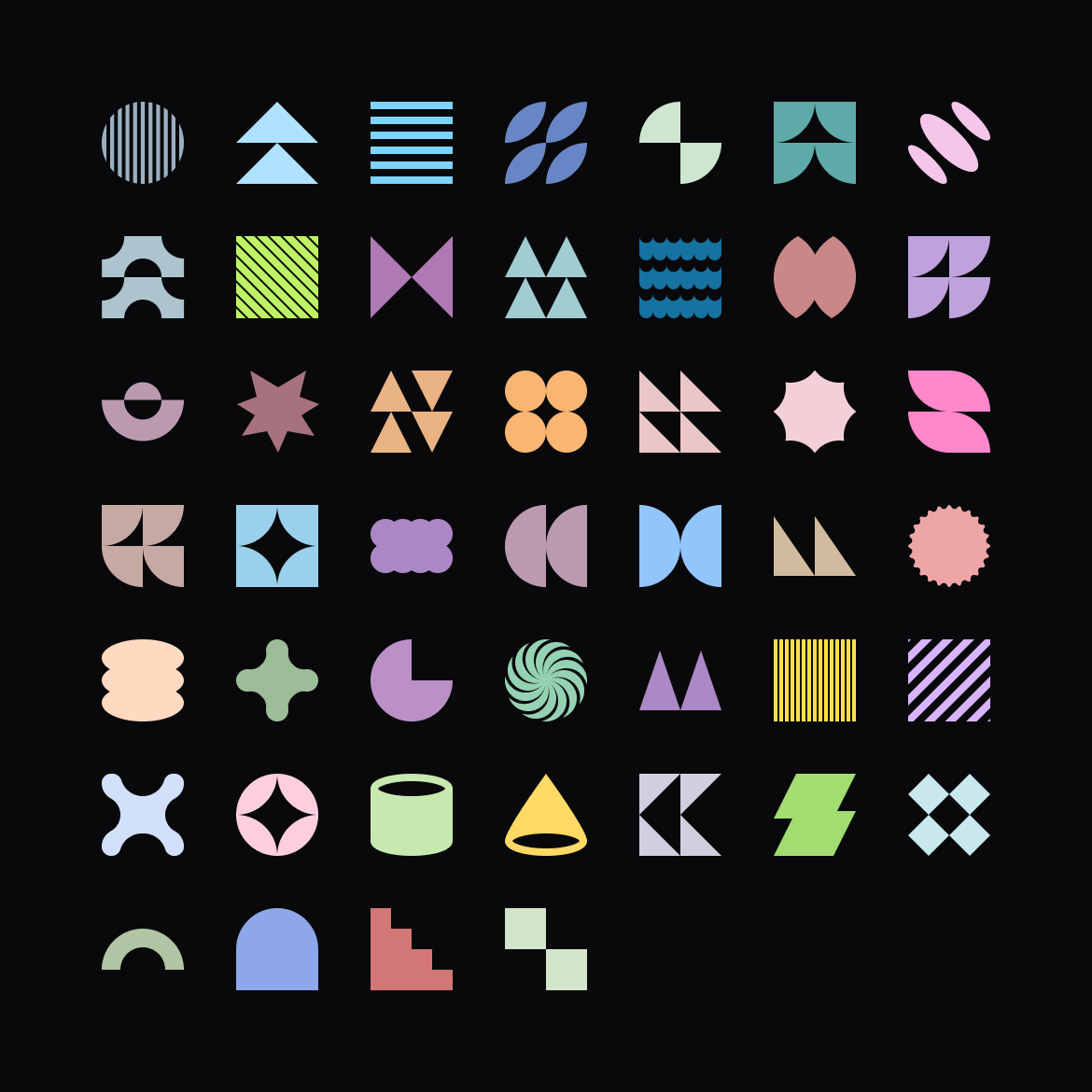 Geometric Shapes and Patterns Elements（990682）